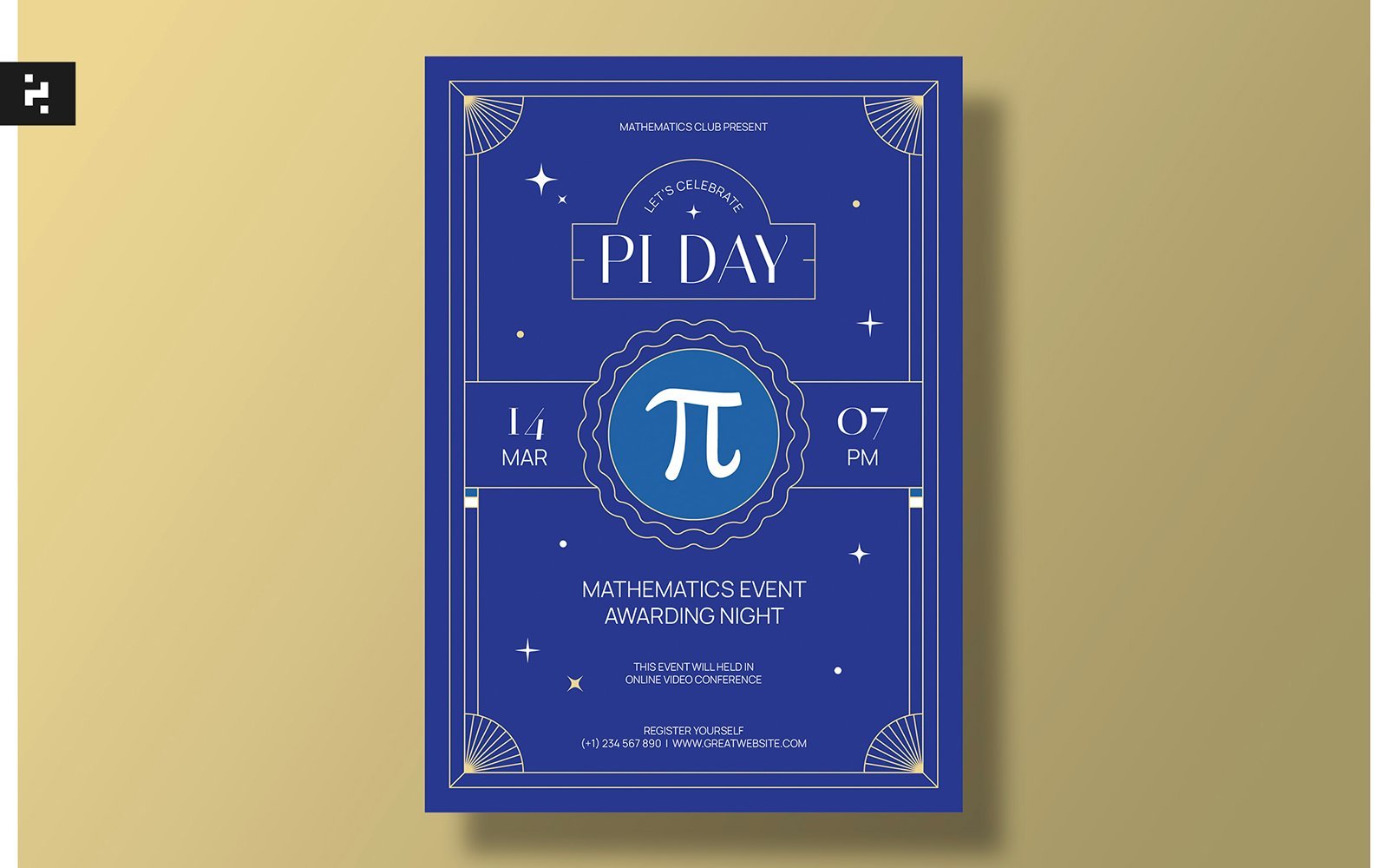 Kit Graphique #230988 Pi Day Divers Modles Web - Logo template Preview