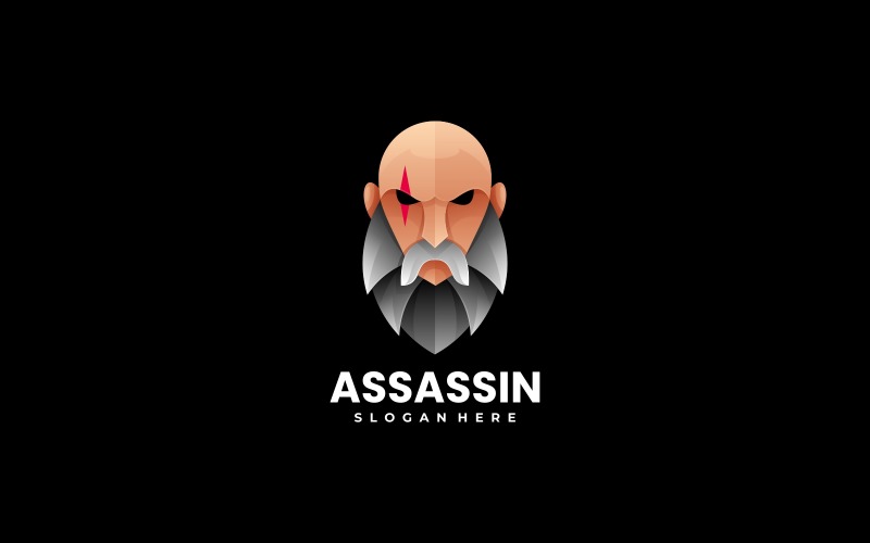 Assassin Gradient Logo Template