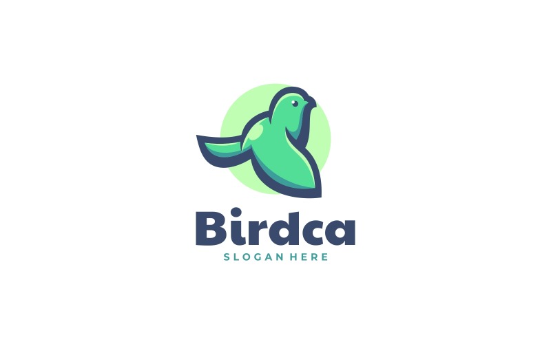 Vector Bird Simple Mascot Logo Style Logo Template