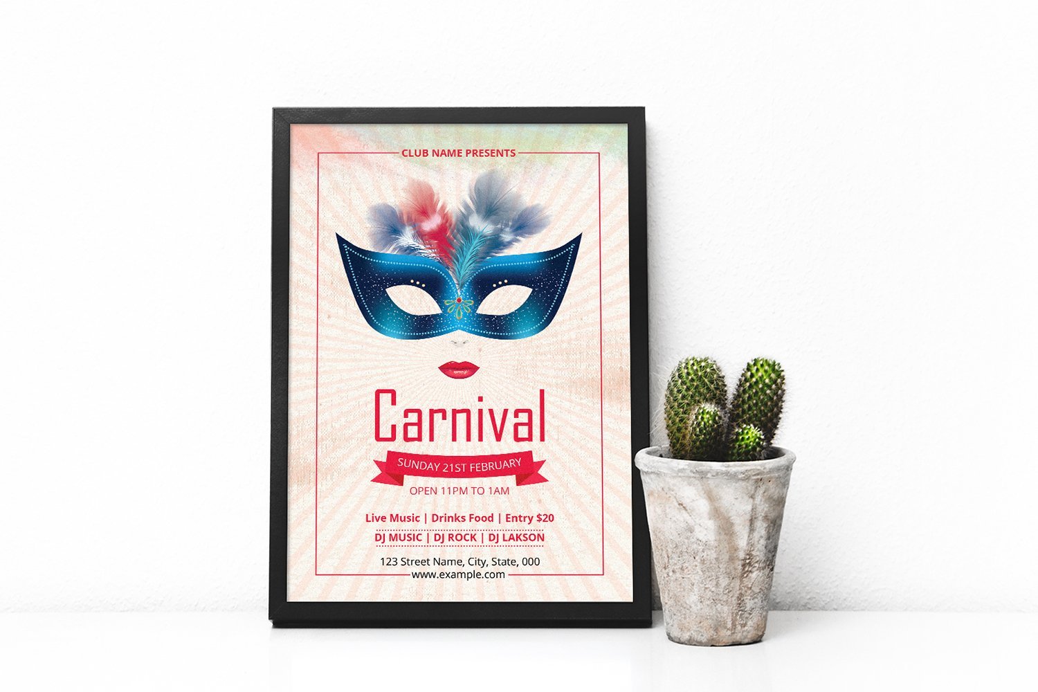 Template #231014 Party Carnival Webdesign Template - Logo template Preview