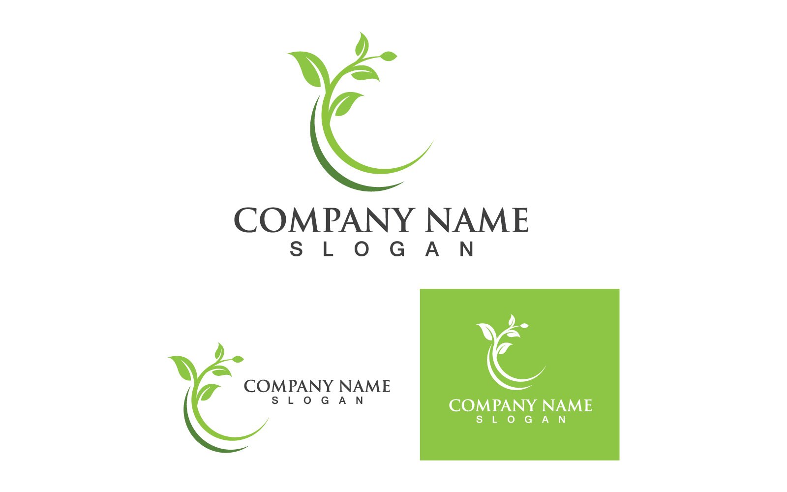 Template #231062 Eco Leaf Webdesign Template - Logo template Preview