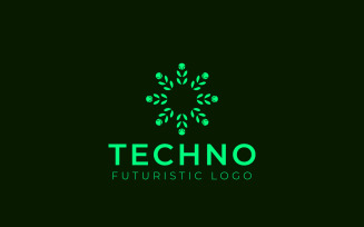 Techno Green Startup Bio Logo