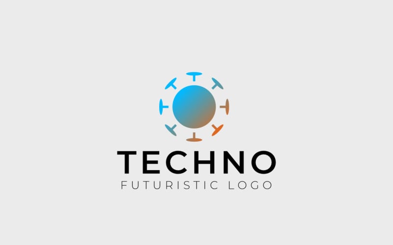 Unique Gradient Abstract Random Logo Logo Template