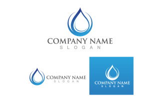 Waterdrop Nature Logo And Symbol Vector V5