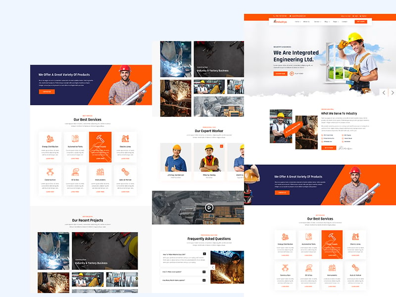 Template #231118 Company Construction Webdesign Template - Logo template Preview