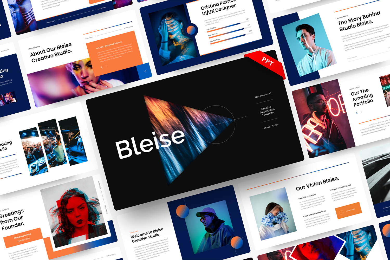 Bleise - Creative PowerPoint Template
