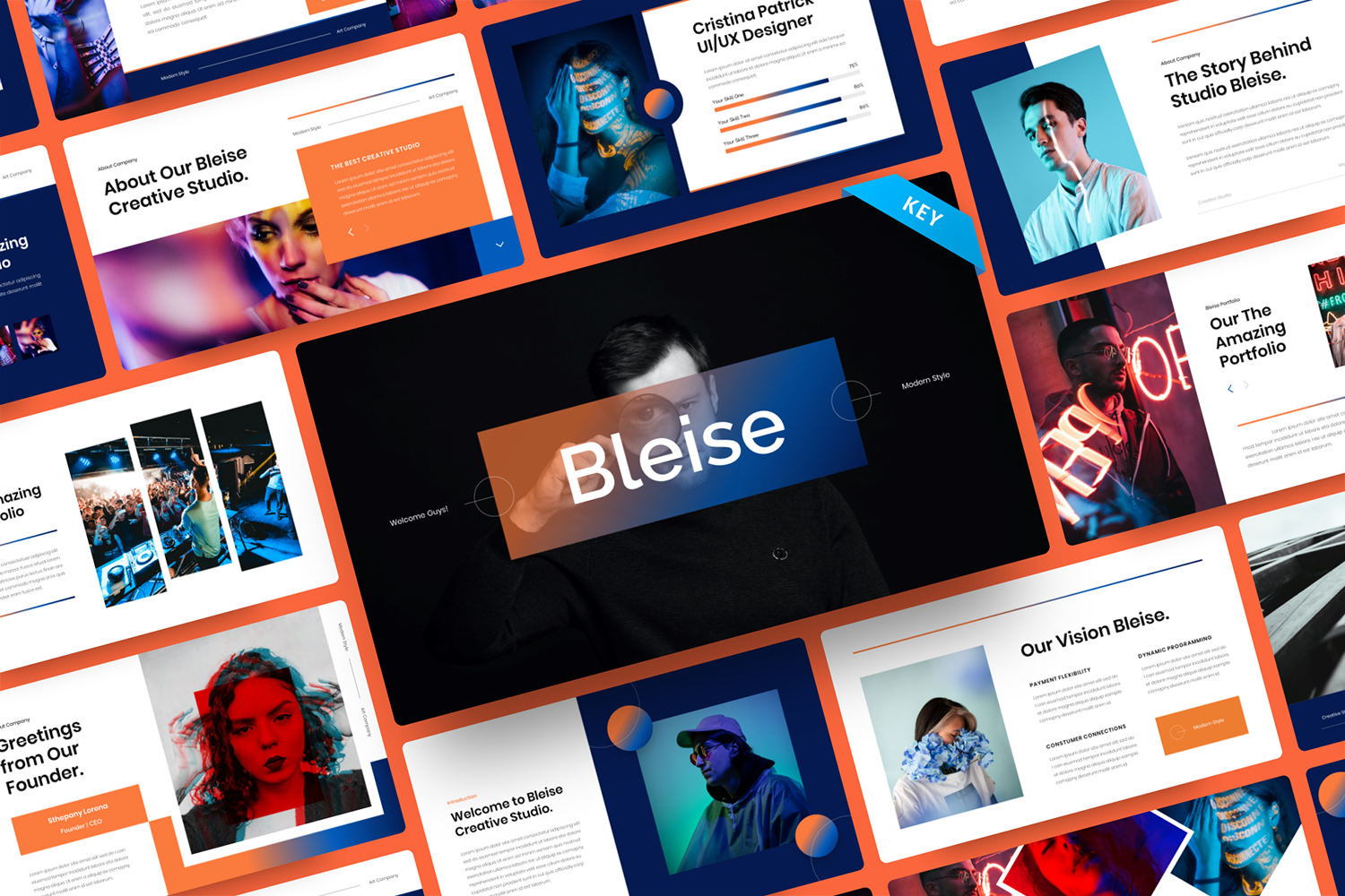 Bleise - Creative Keynote Template
