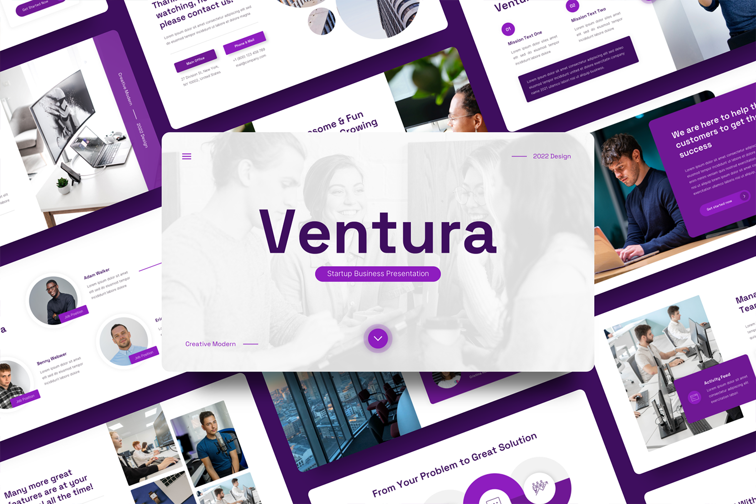 Ventura - Startup Business PowerPoint Template