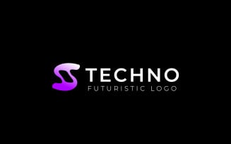 Letter S Gradient Tech Logo