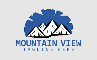 Mountain View Custom Design Logo