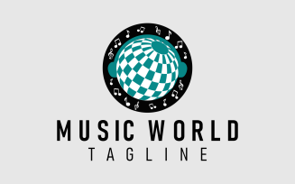 Music World Creative Logo Design