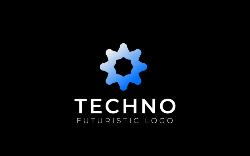 Star Connect Tech Gradient Logo Logo Template