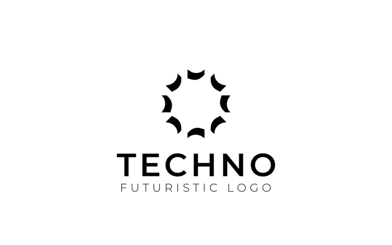 Sun Burst Flat Abstract Logo Logo Template