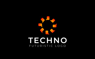 Hexagon Negative Tech Logo