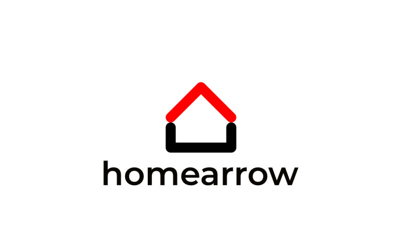 Home Arrow Clever Corporate Logo Logo Template