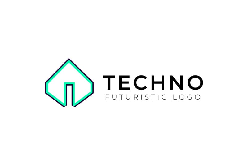Letter A Dynamic Flat Logo Logo Template