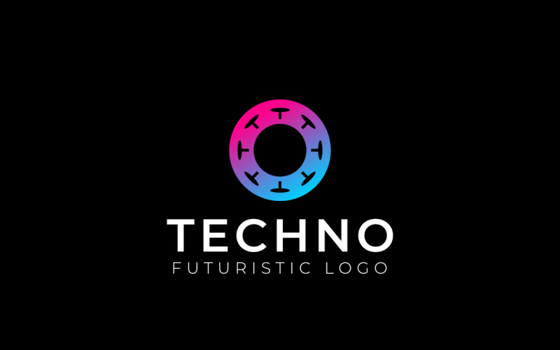 Negative Link Future Space logo Logo Template