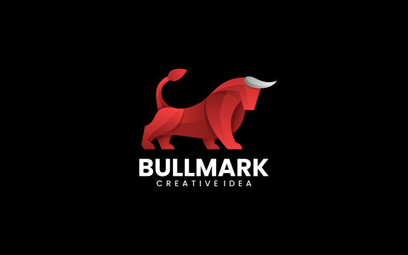 Bull Gradient Colorful Logo Style Logo Template