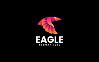 Eagle Bird Gradient Logo Template