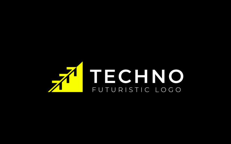 Grow Negative Space Arrow Logo Logo Template