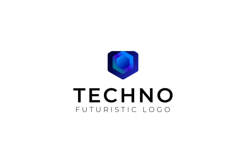 Guard Cube Gradient Techno Logo Logo Template