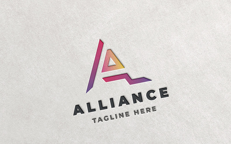 Professional Alliance Letter A Logo Logo Template