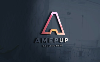 Professional Amepup Letter A Logo