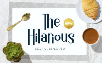The Hilarious - Beautiful Display Fonts