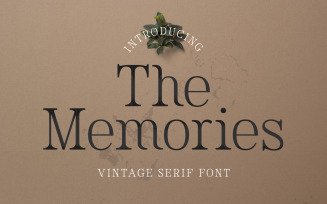 The Memories - Vintage Serif Font
