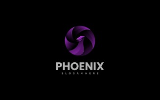 Vector Phoenix Gradient Colorful Logo Design