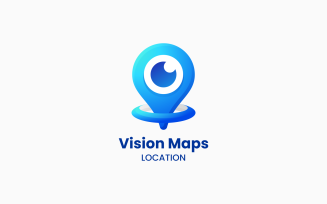 Vision Maps Gradient Logo