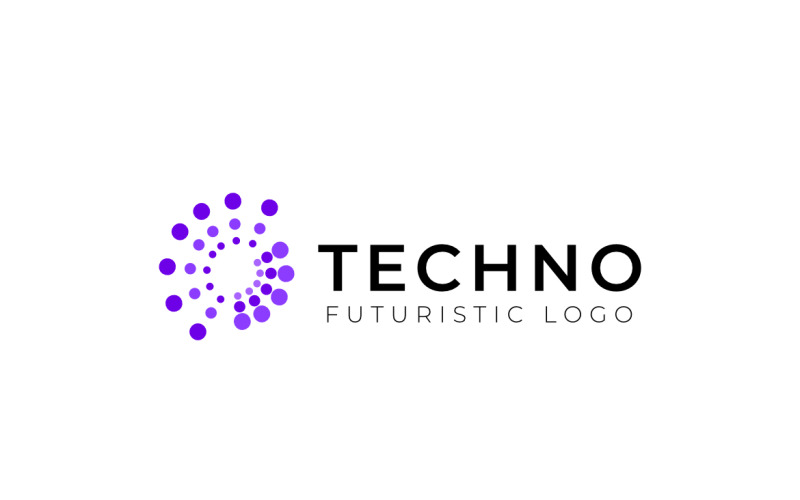 Circle Dot Abstract Dynamic Logo Logo Template