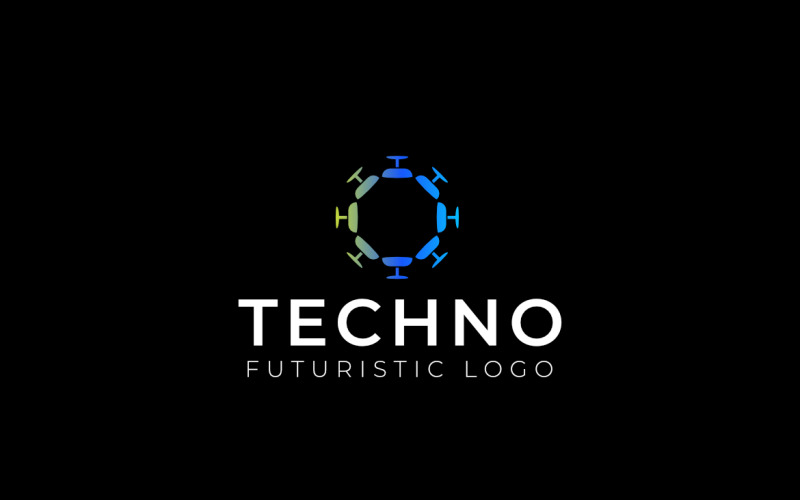 Dot Connect Technology Logo Logo Template
