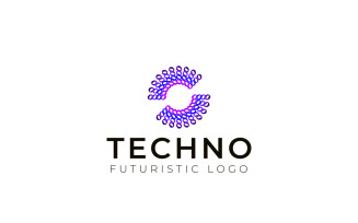 Dot S Technology Flat Logo