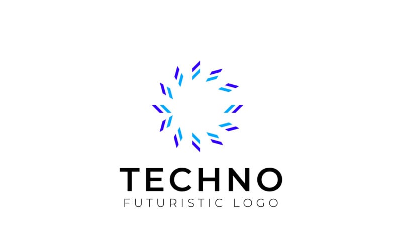 Dynamic C Letter Multicolor Logo Logo Template