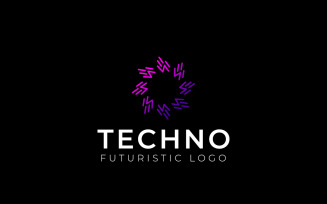 Dynamic Line Tech Purple Logo
