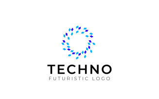 Dynamic Logo Flat Pixel Logo