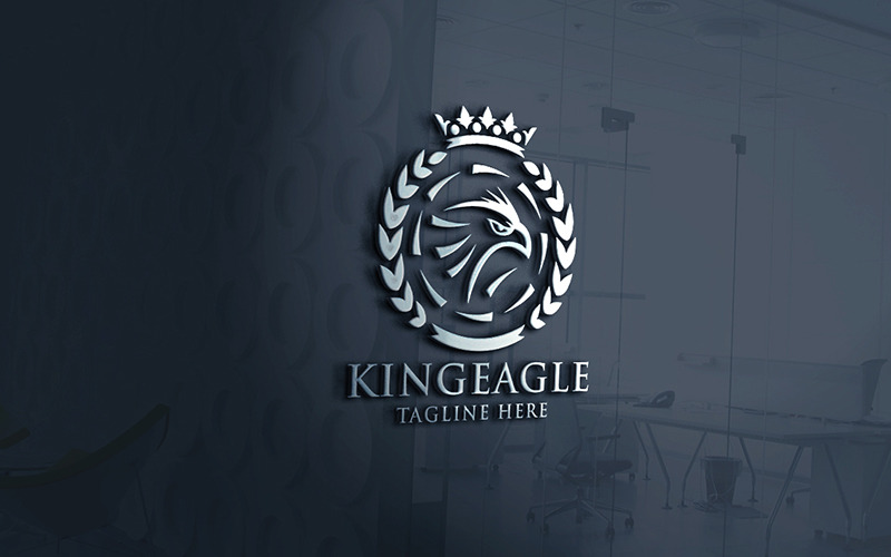 Professional King Eagle Logo Logo Template