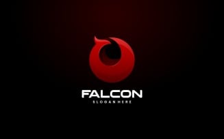 Circle Falcon Gradient Logo