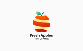 Fresh Apple Gradient Logo