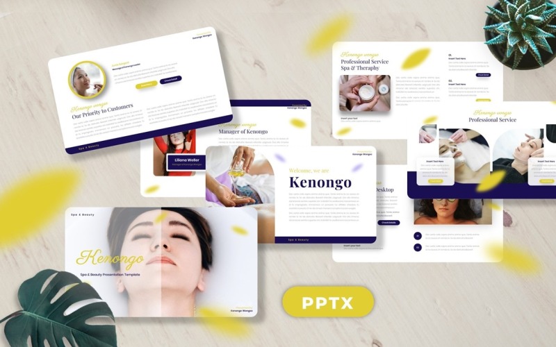 Kenongo - Spa & Beauty Powerpoint PowerPoint Template