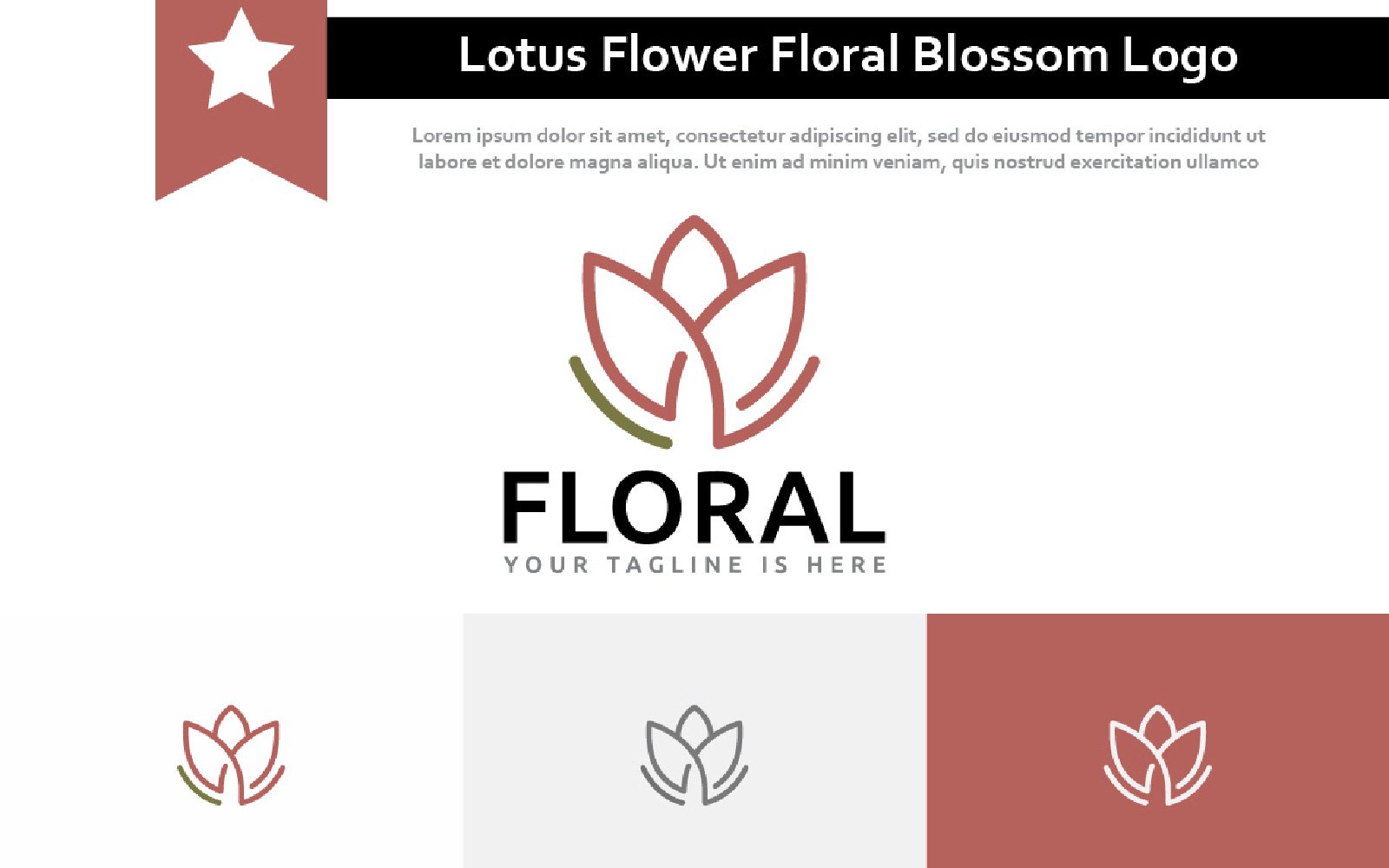 Kit Graphique #231798 Elegant Lotus Divers Modles Web - Logo template Preview