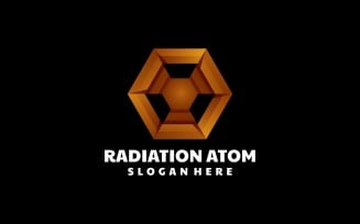 Atom Radiation Gradient Logo