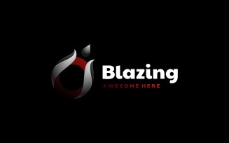 Blazing Gradient Logo Style