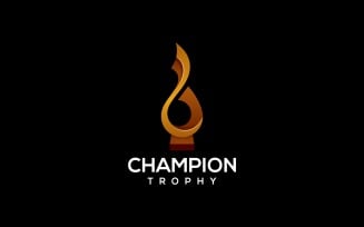 Champion Trophy Gradient Logo