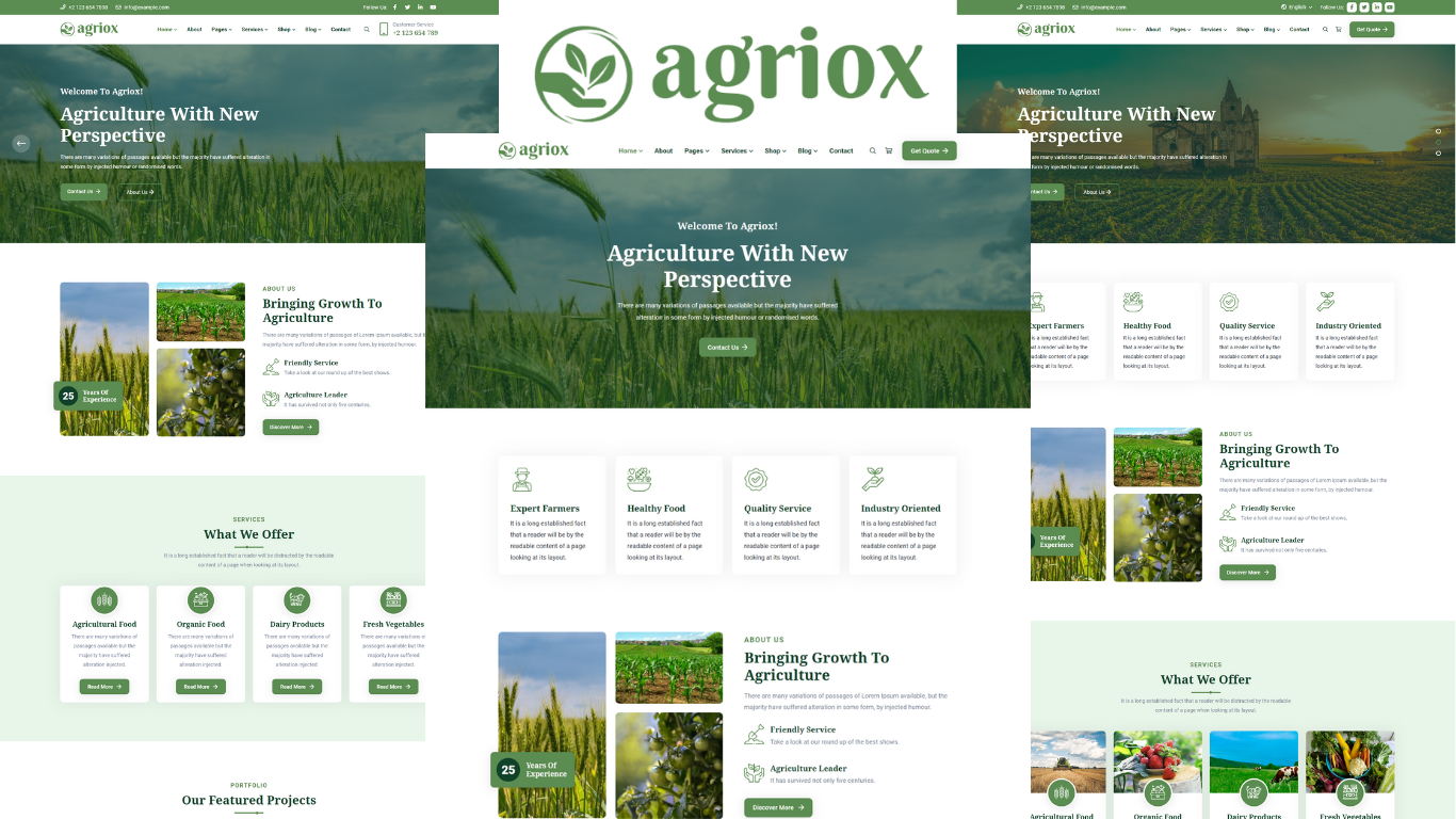 Kit Graphique #231818 Agriculture Agriculture Divers Modles Web - Logo template Preview