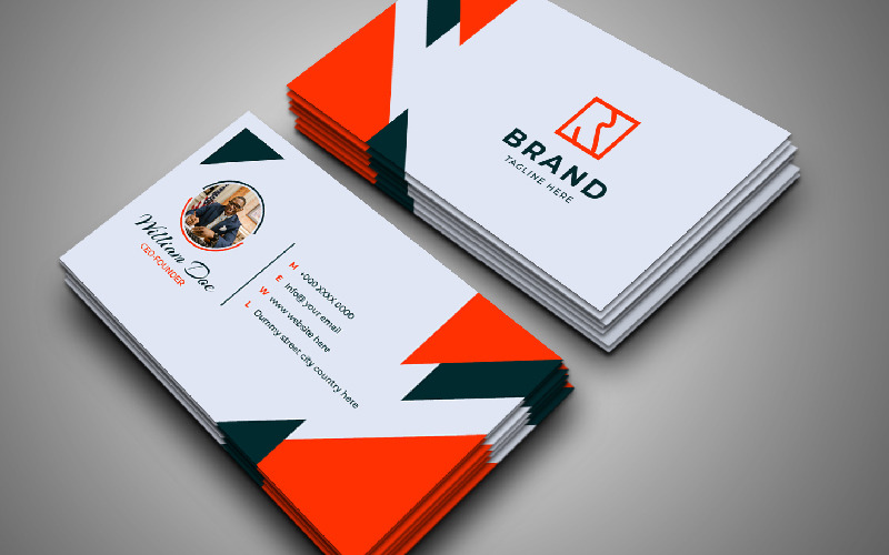 Corporate And Modern Business Card Corporate Identity