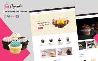 Cupcake – Cupcake Store HTML Template