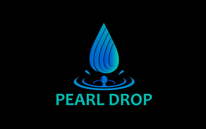 Pearl Drop Custom Design Logo Logo Template