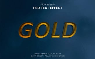 Gold Text Effect Bundle Premium Psd